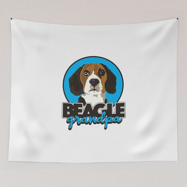 Item preview, Beagle Grandpa - blue designed and sold by iggystardust.