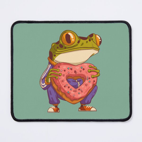 Item preview, Munchies Frog designed and sold by CabbageNClouds.