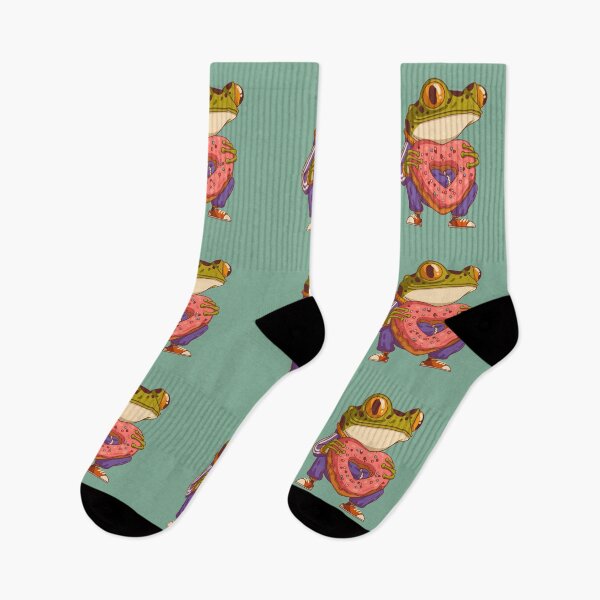 Item preview, Munchies Frog designed and sold by CabbageNClouds.