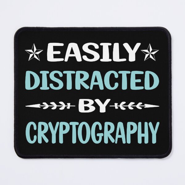 Item preview, Funny Easily Distracted Cryptography designed and sold by robinnacallanyi.