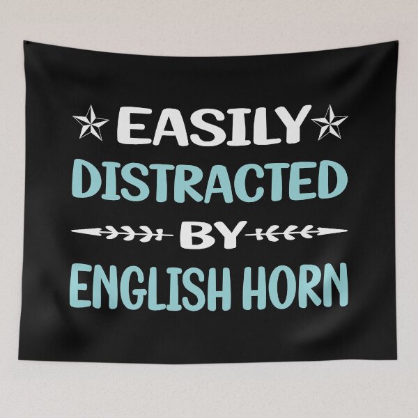 Item preview, Funny Easily Distracted English Horn Cor Anglais designed and sold by robinnacallanyi.