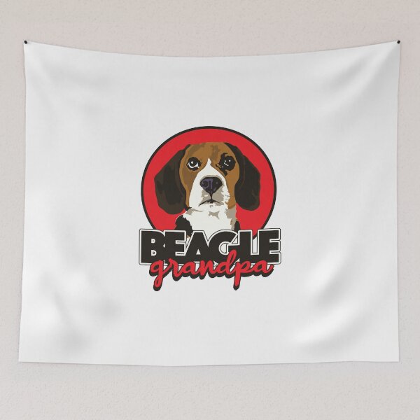 Item preview, Beagle Grandpa - red designed and sold by iggystardust.