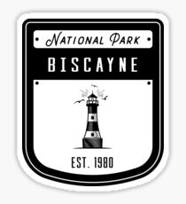 Biscayne National Park Florida Keys Badge Design Sticker