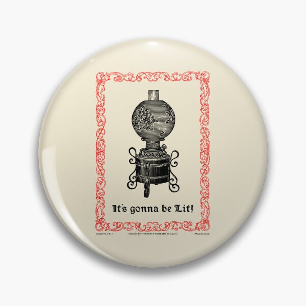 Item preview, It's gonna be Lit (Victorian Lamp) designed and sold by TimespunThreads.