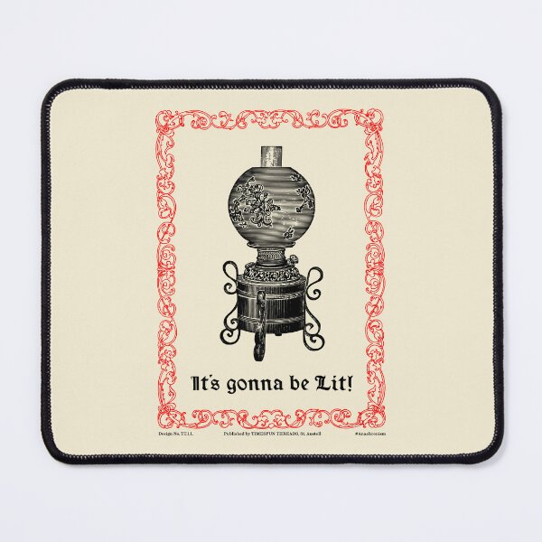 Item preview, It's gonna be Lit (Victorian Lamp) designed and sold by TimespunThreads.