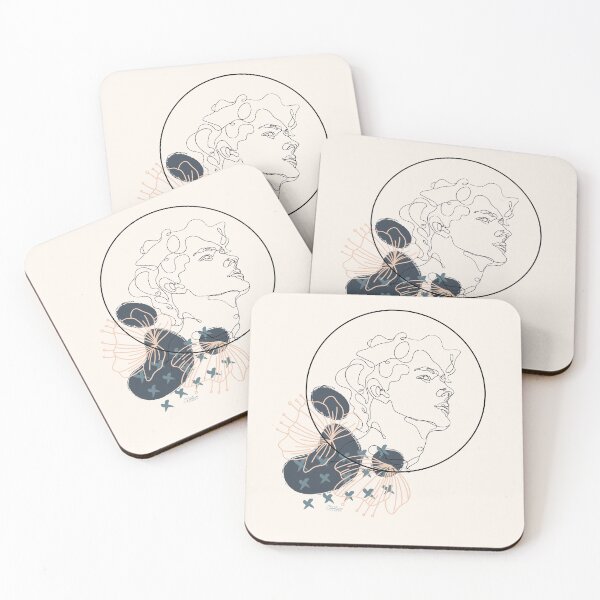 Item preview, Minimalistic floral boho lineart  designed and sold by CreativeStrand.