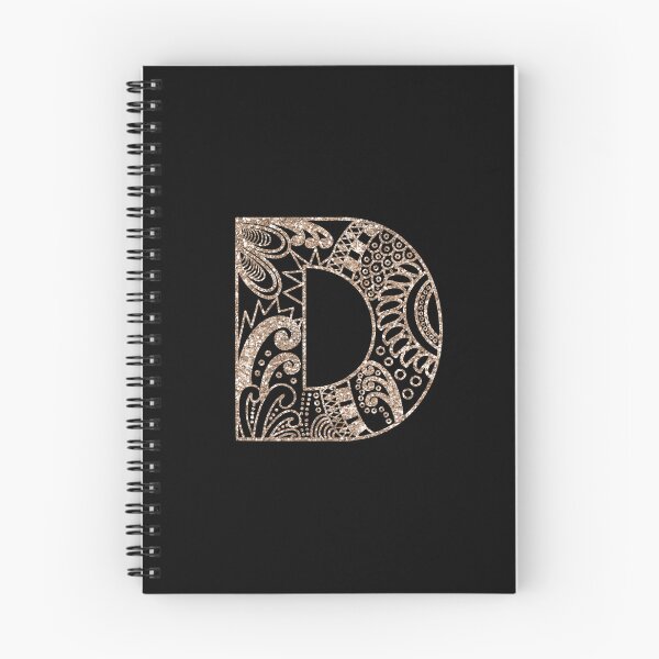 Item preview, Floral Mandala Monogram D| Mandala Monogram D designed and sold by ModernStyleBoho.