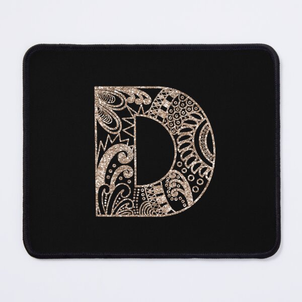 Item preview, Floral Mandala Monogram D| Mandala Monogram D designed and sold by ModernStyleBoho.