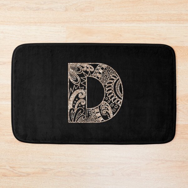 Item preview, Floral Mandala Monogram D| Mandala Monogram D designed and sold by ModernStyleBoho.