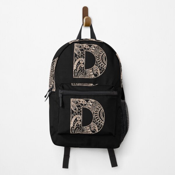 Item preview, Floral Mandala Monogram D| Mandala Monogram D designed and sold by ModernStyleBoho.