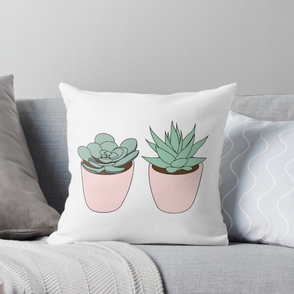 Item preview, Aesthetic Pastel Succulent Plants with Pink Pots designed and sold by eva8designs.