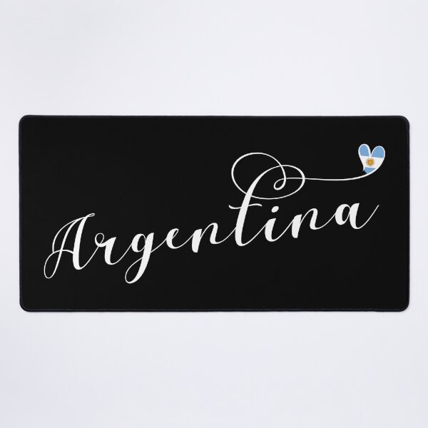 Item preview, República Argentina Flag in Heart, Argentine Republic designed and sold by Celticana.