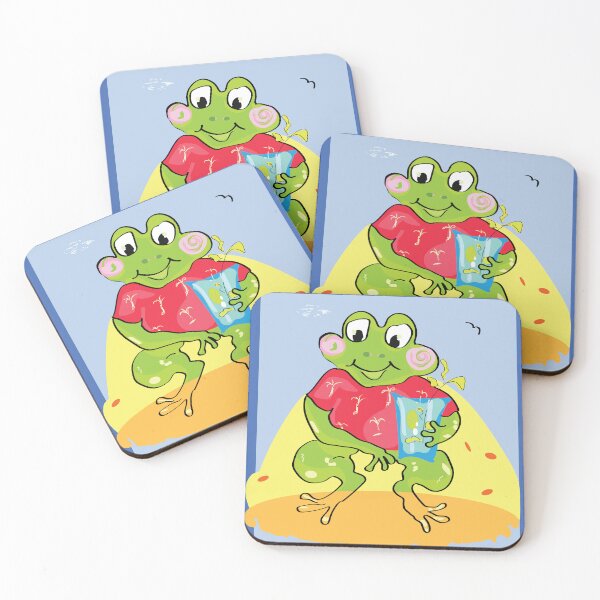 Item preview, Frog at the beach designed and sold by Dilyana Rumenova - Shantabella.