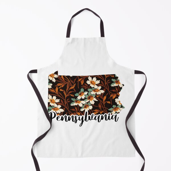 Item preview, Floral Map of USA States Pennsylvania - Map of Pennsylvania designed and sold by AmethystMurad.