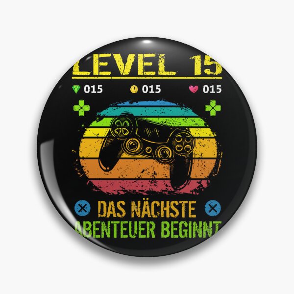 Item preview, Birthday gamer level 15 birthday shirt boys designed and sold by Shirt-Designs.