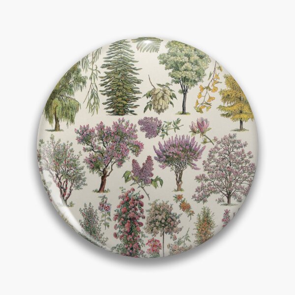 Item preview, Jardins (Arbres D'Ornement) 1 Vintage French Illustration - Ornamental Trees by Millot designed and sold by molamode.