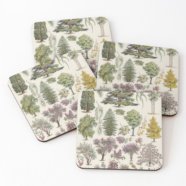 Item preview, Jardins (Arbres D'Ornement) 1 Vintage French Illustration - Ornamental Trees by Millot designed and sold by molamode.