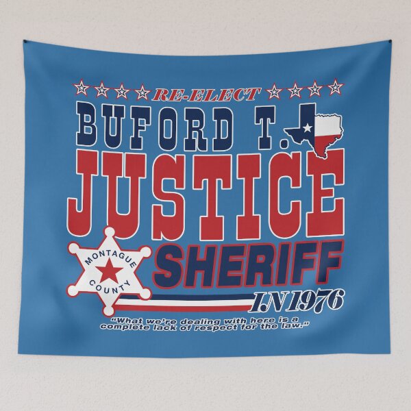 Item preview, Re-Elect Sheriff Buford T. Justice designed and sold by TeeArcade84.