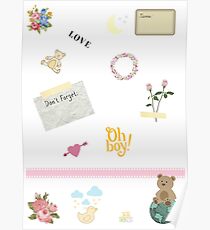 Scrapbook Style Notebook Poster