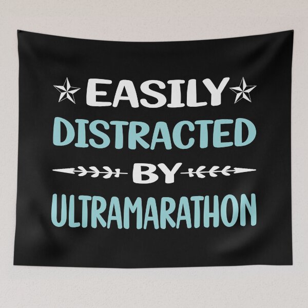 Item preview, Funny Easily Distracted Ultramarathon Ultra Distance Running designed and sold by sobonncbskyx.