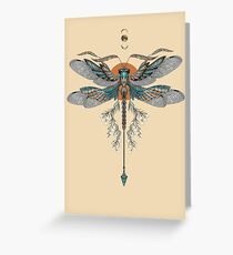 Dragon Fly Tattoo Greeting Card
