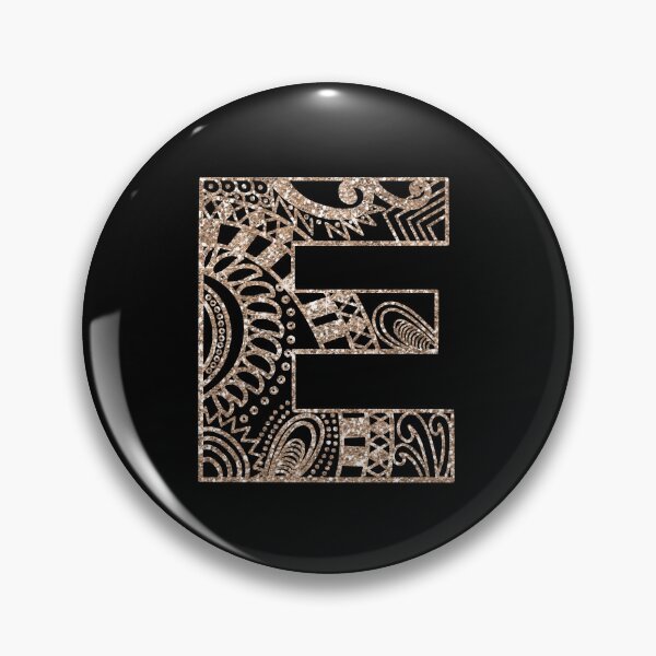 Item preview, Floral Mandala Monogram E| Mandala Monogram E designed and sold by ModernStyleBoho.