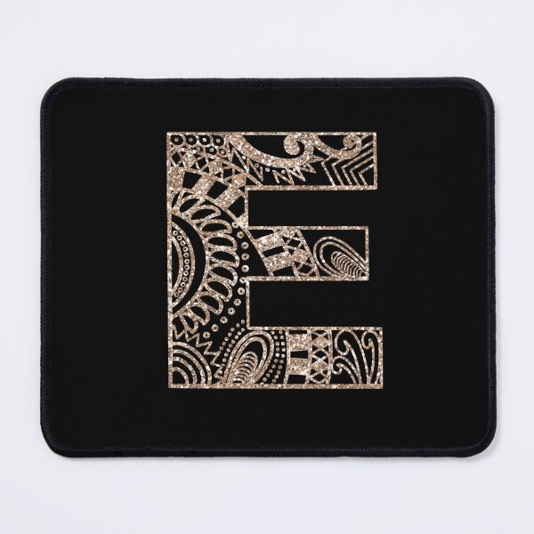 Item preview, Floral Mandala Monogram E| Mandala Monogram E designed and sold by ModernStyleBoho.