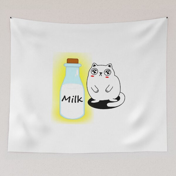 Item preview, Cat love Milk designed and sold by RevivalGraphic.