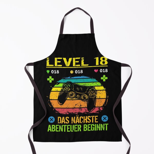 Item preview, Birthday gamer level 18 birthday shirt men designed and sold by Shirt-Designs.