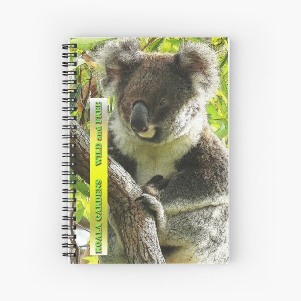 Greta - wild koala phone skin Spiral Notebook
