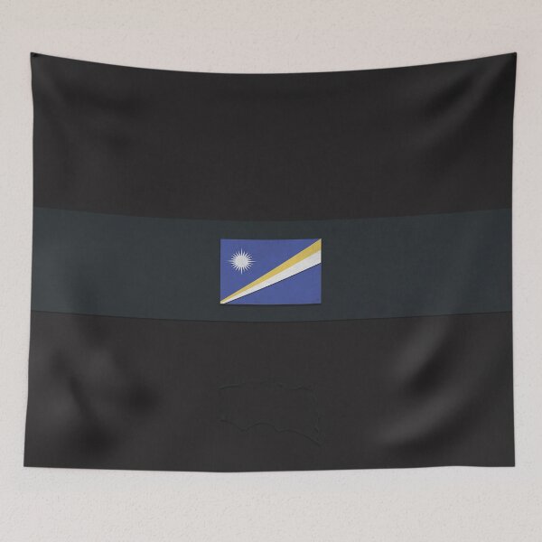 Aperçu de l'œuvre Iles Marshall créée et vendue par FlatFlags.