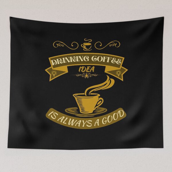 Item preview, Drinking Coffee designed and sold by yassooarts.