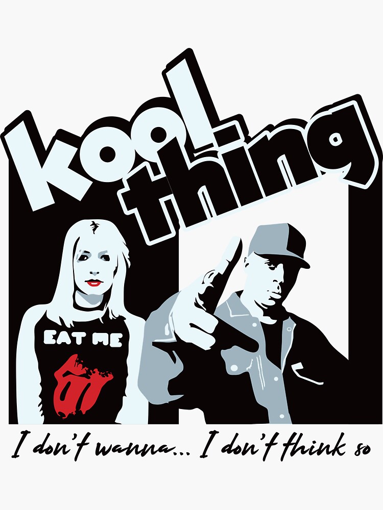 "Kool Thing" Sticker for Sale by iggystardust Redbubble