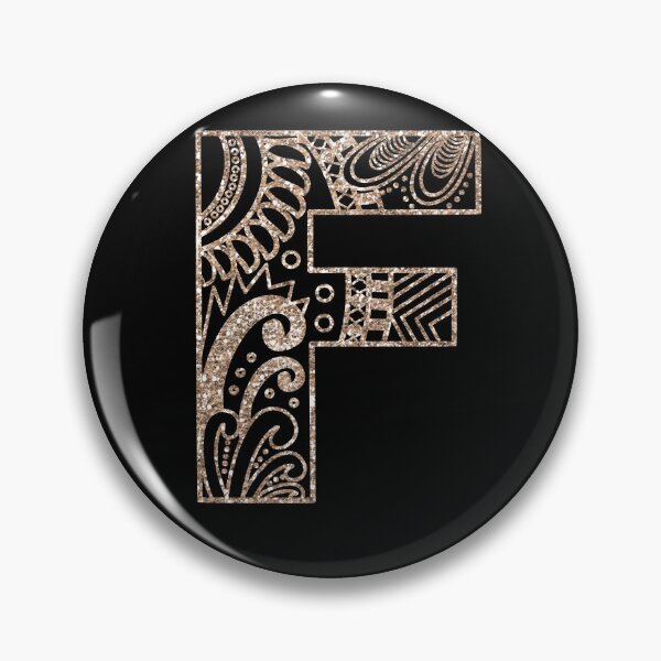 Item preview, Floral Mandala Monogram F| Mandala Monogram F designed and sold by ModernStyleBoho.