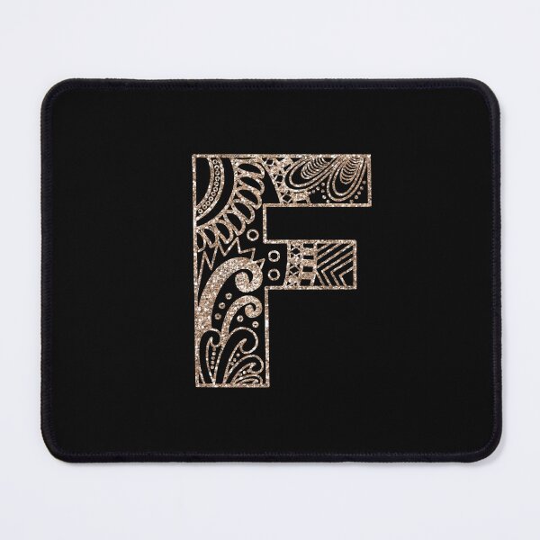 Item preview, Floral Mandala Monogram F| Mandala Monogram F designed and sold by ModernStyleBoho.