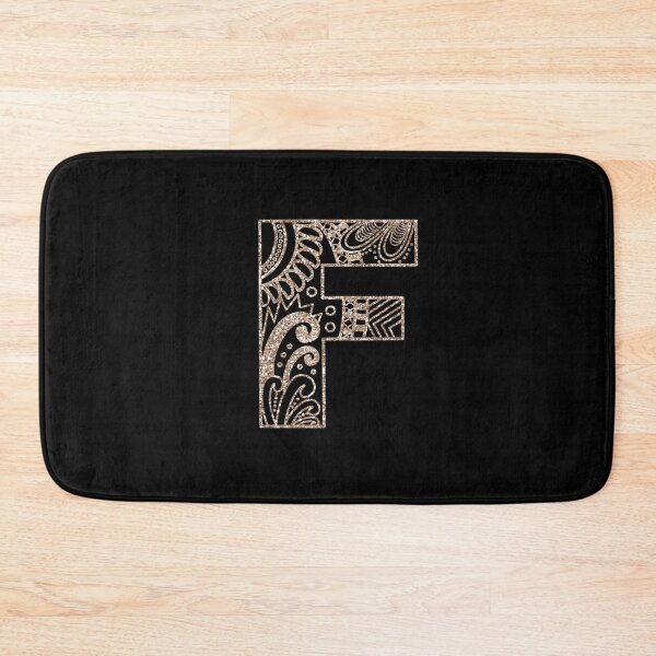 Item preview, Floral Mandala Monogram F| Mandala Monogram F designed and sold by ModernStyleBoho.