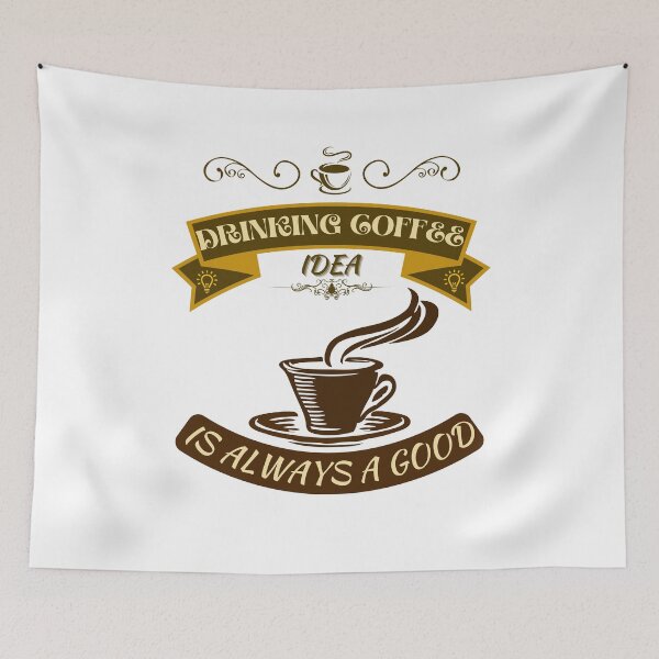 Item preview,  Drinking Coffee designed and sold by yassooarts.