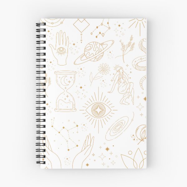 Item preview, Mystical pattern in white designed and sold by Holly-berry-art.