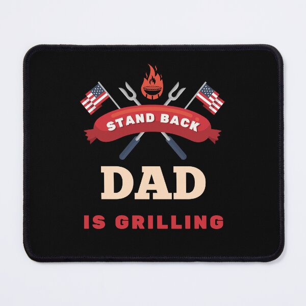Item preview, Stand Back Dad Is Grilling Funny Fathers Day BBQ designed and sold by Alieso.