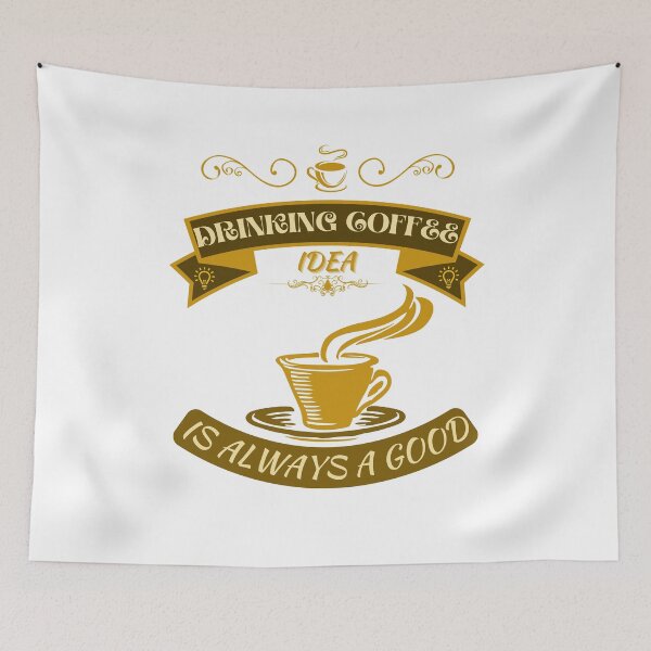 Item preview,   Drinking Coffee designed and sold by yassooarts.