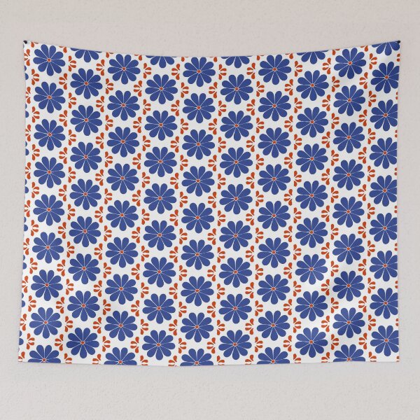 Artikelvorschau, Talavera-Blaues Gänseblümchen entworfen und verkauft von Jennifer Geiger Art.