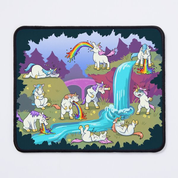 Item preview, The Valley of Sick Unicorns designed and sold by JadedSketch.
