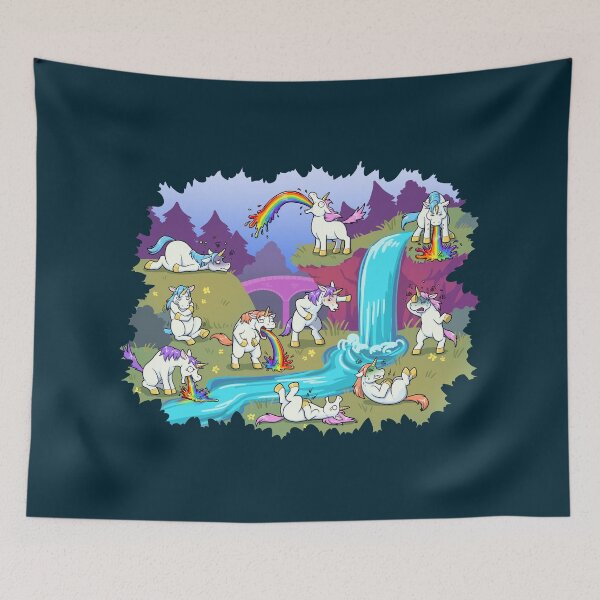 Item preview, The Valley of Sick Unicorns designed and sold by JadedSketch.