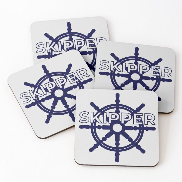 Item preview, The Skipper - blue font designed and sold by Seagoing.