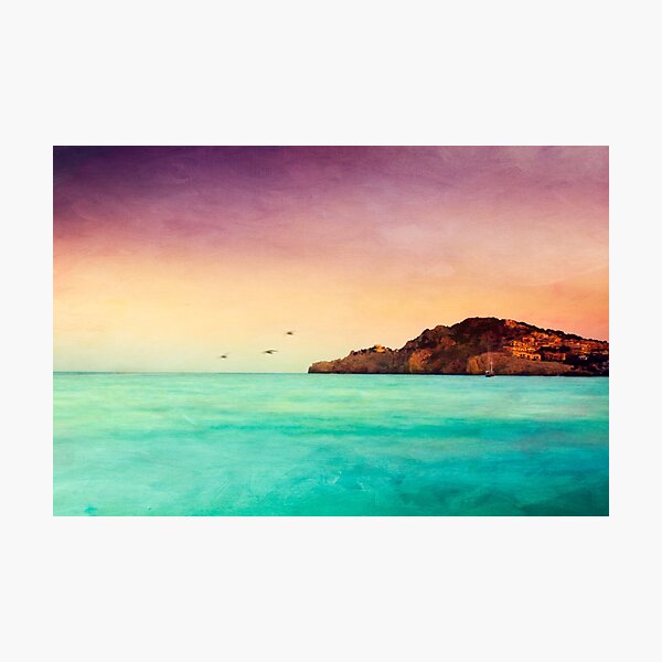 Item preview, Glowing Mediterranean Sea designed and sold by Dyrk Wyst Redbubble Shop.
