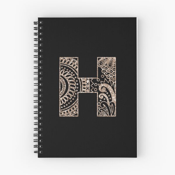 Item preview, Floral Mandala Monogram H| Mandala Monogram H designed and sold by ModernStyleBoho.