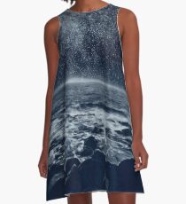 der träumende Ozean A-Linien Kleid