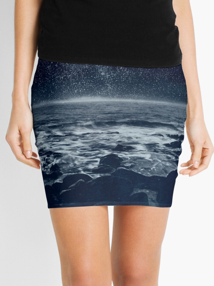 Thumbnail 1 of 4, Mini Skirt, the Dreaming Ocean designed and sold by Dirk Wuestenhagen.