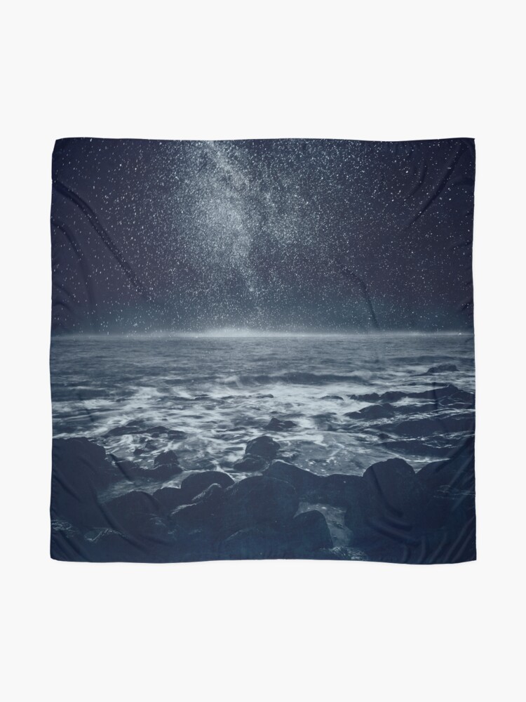 Alternate view of the Dreaming Ocean Scarf