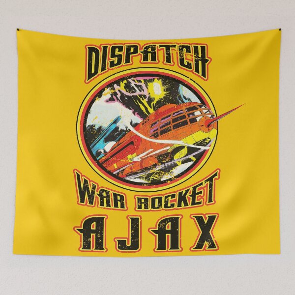 Item preview, Distressed Dispatch War Rocket Ajax designed and sold by TeeArcade84.